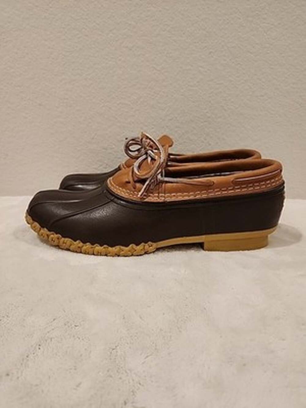 L.L.Bean Women's 14 Men's 12.5 Rubber Moc Bean Boots Waterproof Mint